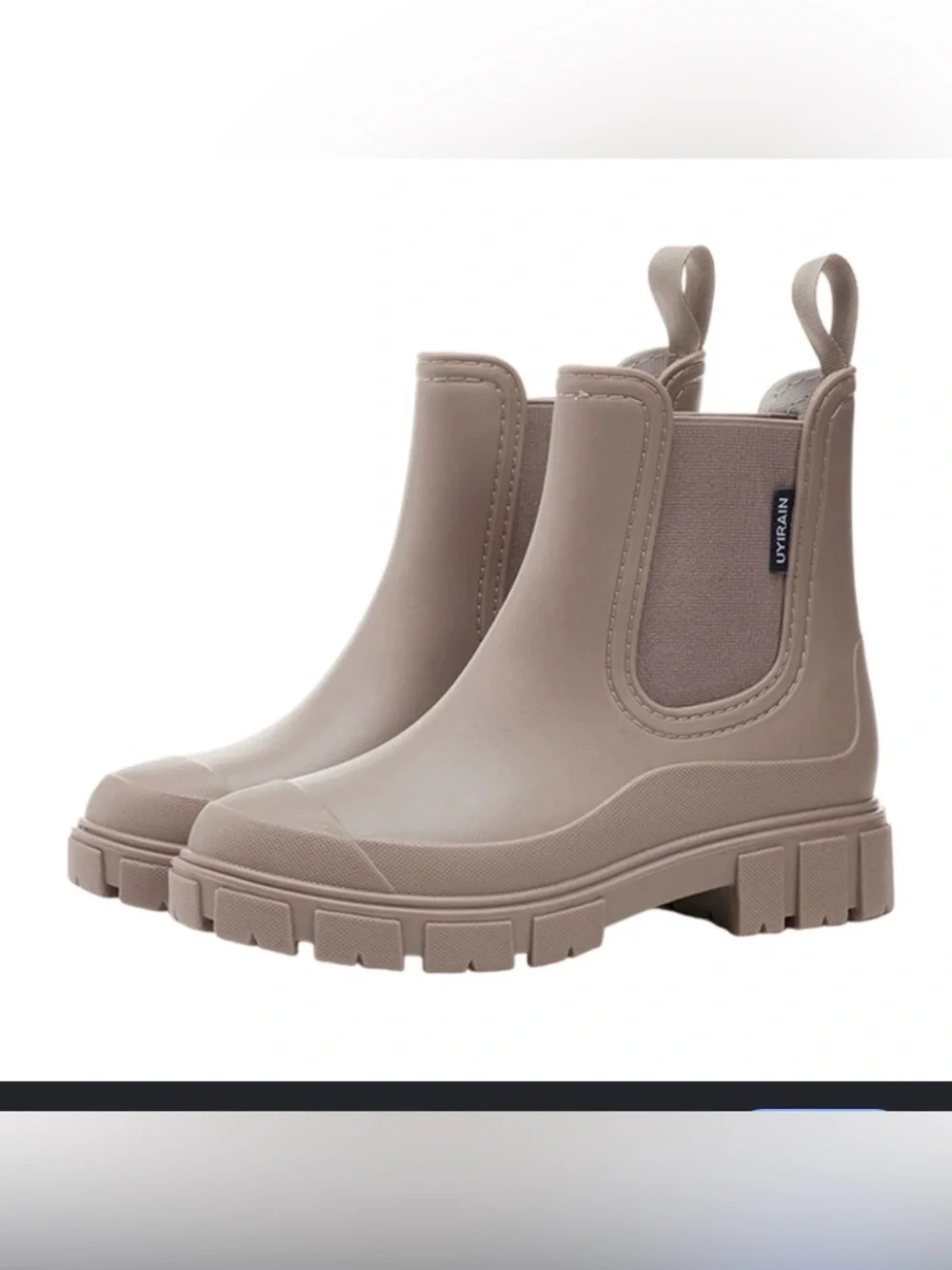 Women's Chunky Chelsea Rain Boots